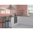 Terravito Pavero wandtegel - 7.5x30cm - 8.6mm - Rechthoek - Roze glans SW647473