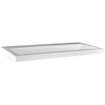 Wiesbaden Flag lavabo pour meuble 80x36cm sans trou pour robinetterie blanc SW62819