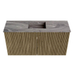 Mondiaz JOYA-DLUX Meuble de toilette 80cm - couleur Dusk - Vasque FAYE position Milieu 1 trou de robinet couleur Sombra. SW1426129