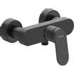 Duravit Wave Mitigeur douche - avec levier - avec inverseur - raccordement - entraxe = 15cm - Noir SW961814