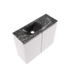 MONDIAZ TURE-DLUX Meuble toilette - 60cm - Cale - EDEN - vasque Lava - position gauche - sans trou de robinet SW1103699