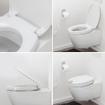 Tiger Comfort Care Abattant WC - avec couvercle - Duroplast - Blanc SW877229