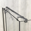 BRAUER Stellar Cabine de douche - 120x80x200cm - porte battante - traitement verre - réversible - verre clair - Inox brossé PVD SW1418016