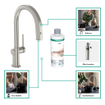 Hansgrohe Aqittura système de filtration finition acier inoxydable 210 SW918635