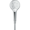 Hansgrohe Croma Select S douchette à main Multi EcoSmart 1/2 xØ11cm avec soft rain intense rain et jet massage blanc/chrome 0605320
