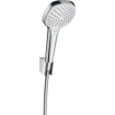 Hansgrohe Croma Select E handdouche Multi 1/2 xØ11cm met soft rain intense rain en massagestraal wit/chroom 0605326