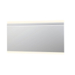 INK SP6 Miroir - 180x4x80cm - LED horizontal - en haut et en bas - changement de couleur - à intensité variable - aluminium Argent SW48095