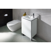 Duravit ME by Starck cuvette à poser à chasse profonde back to wall 37x60cm évacuation horizontale avec WonderGliss blanc SW84195