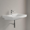 Villeroy et Boch Subway 2.0 Lavabo meulé 65x47cm avec trou pour robinetterie et trop plein blanc 1025018