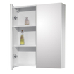 Go by Van Marcke Roxsie Armoire de toilette 800x155x730mm anthracite mat avec 2 portes miroir unilatéral SW286394