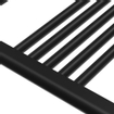 Adema Basic radiator 60x140cm recht middenaansluiting mat zwart SW732920