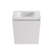 MONDIAZ TURE-DLUX Meuble toilette - 40cm - Cale - EDEN - vasque Opalo - position centrale - sans trou de robinet SW1104221