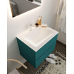 Mondiaz VICA Ensemble de meuble de salle de bain - 60cm - meuble sous-vasque smag - 2 tiroirs - lavabo cloud milieu - 1 trou de robinet - version XL 60cm haut SW1090168