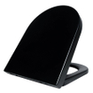 Wiesbaden Vesta toiletzitting softclose en quick release mat zwart SW523982