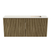 Mondiaz JOYA-DLUX 90cm meuble de toilette - couleur Dusk - Vasque FAYE position Droite Sans trou de robinet couleur Meli. SW1425829