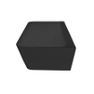 Best Design Borgh half vrijstaand bad 180x85x55cm solid surface mat zwart SW438762