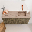 Mondiaz JOYA-DLUX Meuble de toilette 80cm - couleur Dusk - Lavabo FAYE position Droite Sans trou de robinet couleur Arena SW1425746