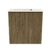 Mondiaz JOYA-DLUX Meuble de toilette 40cm - couleur Dusk - Vasque FAYE position Gauche 1 trou de robinet couleur Meli. SW1419611