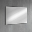 Adema Prime Balance Badkamermeubelset - 100x55x45cm - 1 rechthoekige keramische wasbak wit - 1 kraangat - 2 lades - rechthoekige spiegel - mat antraciet SW916207