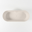 MONDIAZ NOBLE vrijstaand bad - 180x75cm - Solid surface - mat linen (beige) SW491505