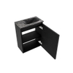 MONDIAZ TURE-DLUX 40cm toiletmeubel Urban. EDEN wastafel Lava positie rechts. Zonder kraangat. SW1103608