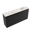 MONDIAZ TURE-DLUX Meuble toilette - 100cm - Urban - EDEN - vasque Frappe - position droite - 1 trou de robinet SW1102621