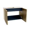 Mondiaz JOYA-DLUX Meuble de salle de bains 60cm - couleur Dusk - Vasque FAYE position Gauche 1 trou de robinet couleur Meli. SW1425818