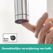Hansgrohe Metris keukenkraan met uittrekbare vuistdouche chroom SHOWROOMMODEL SHOW25144