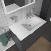 Duravit Me by starck lavabo-meuble avec 1 trou de robinetterie 83 x 49 cm blanc SW228009