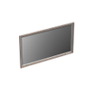 Forzalaqua Reno 2.0 miroir 140x80cm Rectangulaire sans éclairage avec cadre Chêne massif Silver Grey SW492603