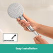 Hansgrohe Rebris s eengreeps opbouw douchemengkraan chroom SW803096