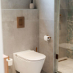 Royal plaza Juglans Douche WC Randloos met fohn en ladydouche Glans Wit SHOWROOMMODEL SHOW25899