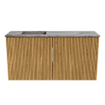 Mondiaz JOYA-DLUX Meuble de toilette 80cm - couleur Oak - Lavabo FAYE position Gauche Sans trou de robinet couleur Sombra. SW1424239
