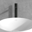 Villeroy & Boch Loop & Friends ensemble de robinet à levier unique rehaussé - noir mat SW974127