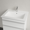 Villeroy & Boch Venticello Lavabo avec 1 trou pour robinetterie 65x50cm (3 trous possibles) avec trop plein ceramic+ blanc 1025145