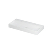 INK United lavabo - 100x45x11cm - 1 vasque - 2 trous de robinet - porcelaine blanc mat SW493670