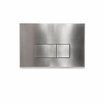 QeramiQ Dely Swirl Toiletset - inbouwreservoir Qeramiq Flush - slim zitting - metaal RVS bedieningsplaat - rechthoekige knoppen - mat zwart SW1578314