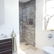 Marenza Neptune Douchedeur - 90x200cm - profielloos - veiligheidsglas - anti kalk - chroom SW20614