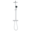 GROHE Vitalio Start 250 Regendoucheset - hoofddouche 25cm - ronde handdouche - 2 straalsoorten - met douchethermostaat - chroom SW1028253