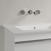 Villeroy & Boch Venticello Double lavabo à poser sur meuble - 1300 x 500 x 170 stone white mat (blanc) CeramicPlus - avec trop-plein SW209621
