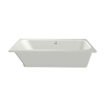 Baignoire Xenz Aruba - 170x75cm - avec trop-plein - sans bonde - trop-plein de l'autre côté - Acrylique Edelweiss SW378286