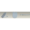Wiesbaden Shade Slim Lunette cuvette avec couvercle amortisseur et déclipsable Blanc mat SW373855