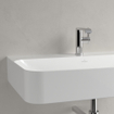 Villeroy & Boch Finion Lavabo 80x47cm avec 1 trou pour robinetterie ceramic+ avec trop plein caché blanc SW106482