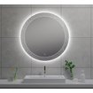 Wiesbaden Deco miroir rond avec LED, dimmable 80 cm SW523984