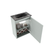 MONDIAZ TURE-DLUX Meuble de toilettes 40 cm Greey. Lavabo EDEN Lava position centrale. Sans trou de robinet. SW1103812