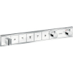 Hansgrohe RainSelect afbouwdeel voor inbouw douchekraan thermostatisch voor 5 functies 66.9x90cm zwart/chroom SW157095