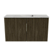 Mondiaz JOYA-DLUX 70cm toiletmeubel - kleur Shadow - Wastafel FAYE positie Midden 1 kraangat kleur Glace. SW1422731