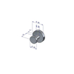 Plieger Como crochet pour serviette magnétique 49mm chrome SW375357
