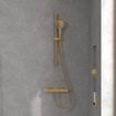 Villeroy & Boch Universal Taps & Fittings Mitigeur thermostatique de douche pour douche Rond - Brushed Gold (or) SW974116