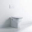 Duravit D-code Abattant WC 43.8x35.9x5cm avec softclose - Matière synthétique - blanc brillant 0315128